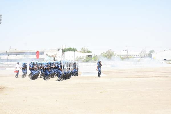   DG CRPF attended 100 RAF & Civil Police Morbi conducted a joint exercise